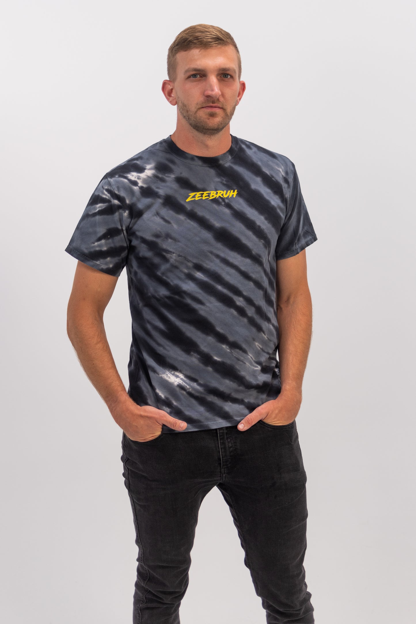 ZeeBruh Charcoal Tie Dye T-shirt