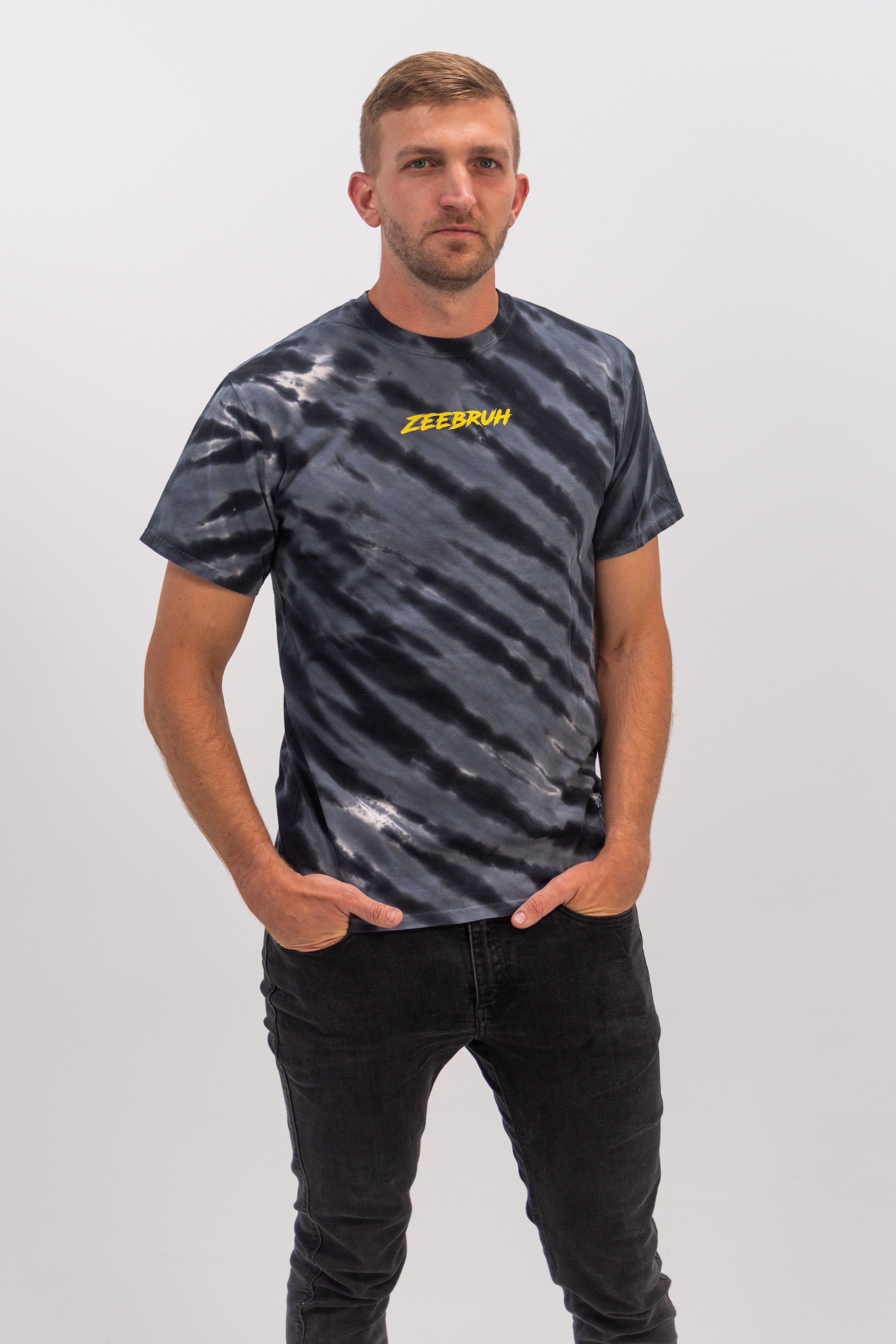 ZeeBruh Charcoal Tie Dye T-shirt – ZeeBruh Music